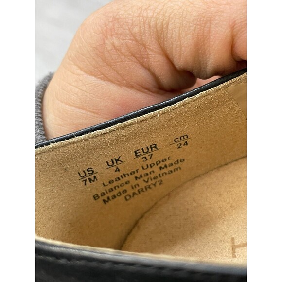 Naturalizer Darry 2 Women's 7M Black Leoperd Print Suede Leather Chunky Loafer - Picture 9 of 12